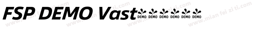 FSP DEMO Vast字体转换
